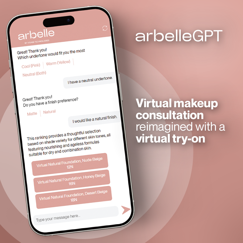 Virtual makeup consultation with virtual try-on